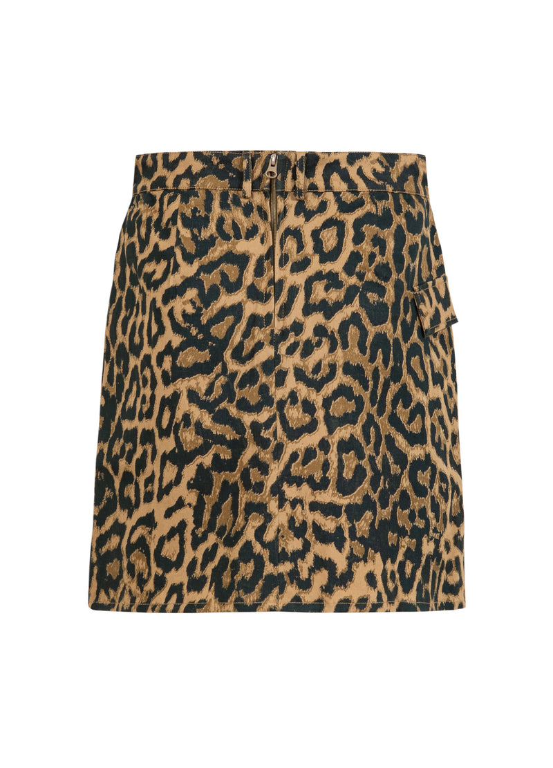 Coster Copenhagen LEO ROK Skirt Big leo print - 987