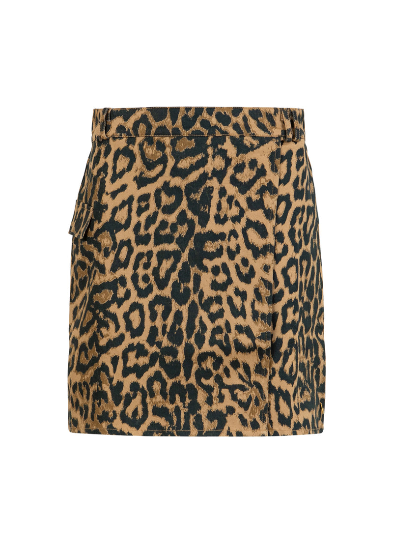 Coster Copenhagen LEO ROK Skirt Big leo print - 987