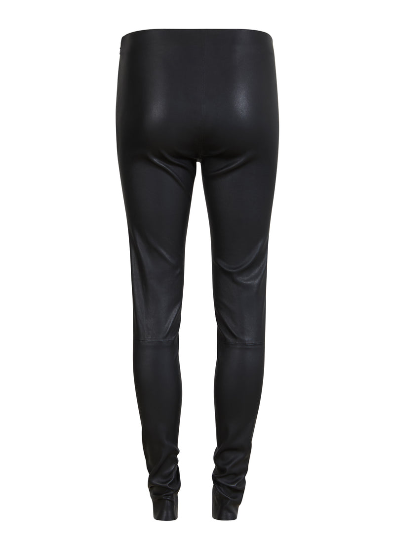 Coster Copenhagen LEREN LEGGING Pants Black - 100