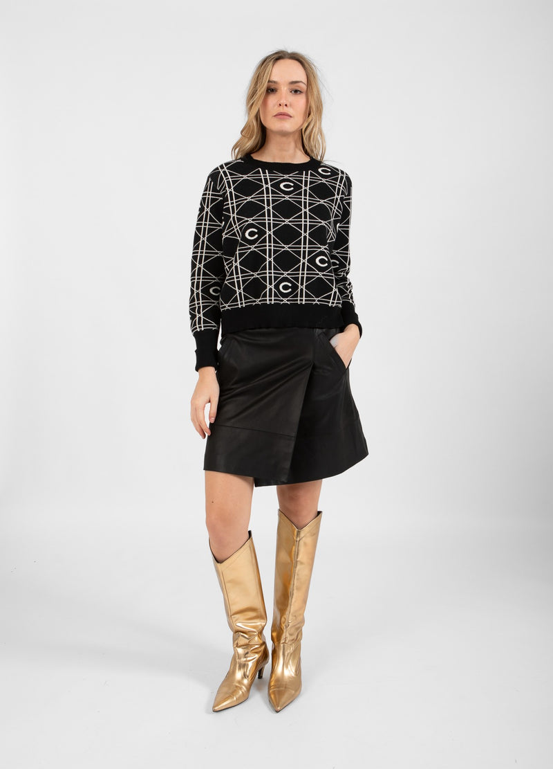 Coster Copenhagen LEREN ROK Skirt Black - 100