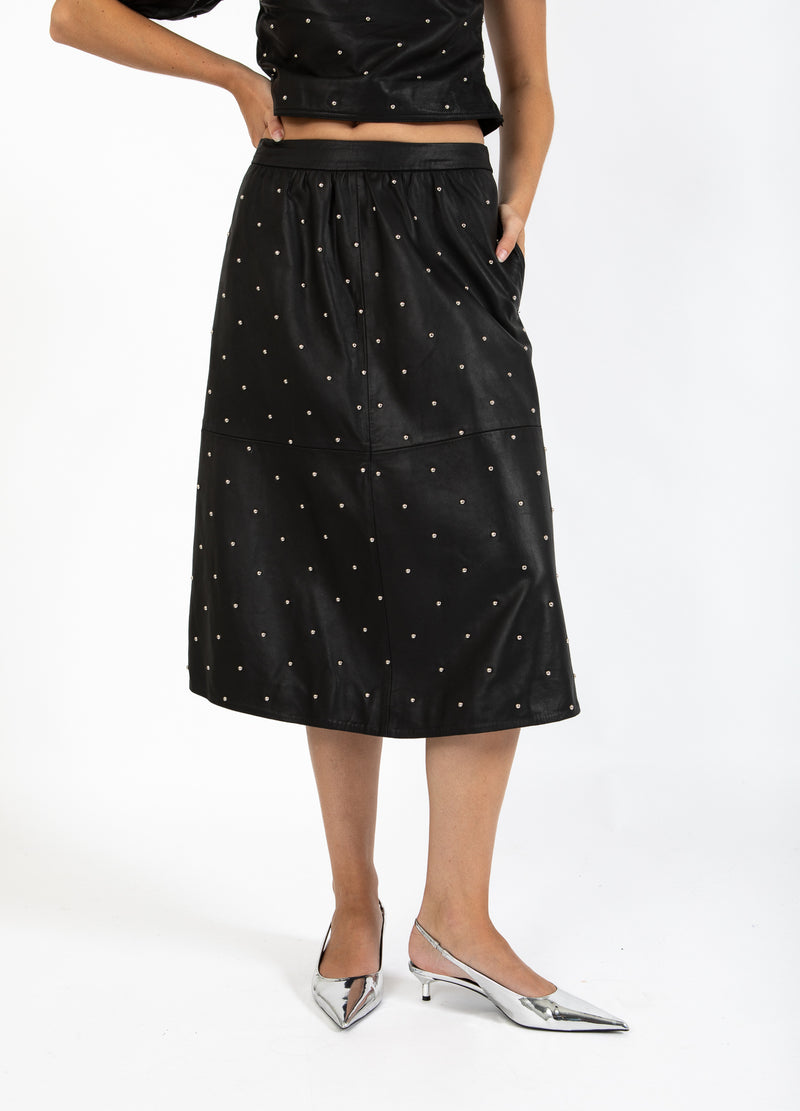 Coster Copenhagen LEREN ROK Skirt Black - 100