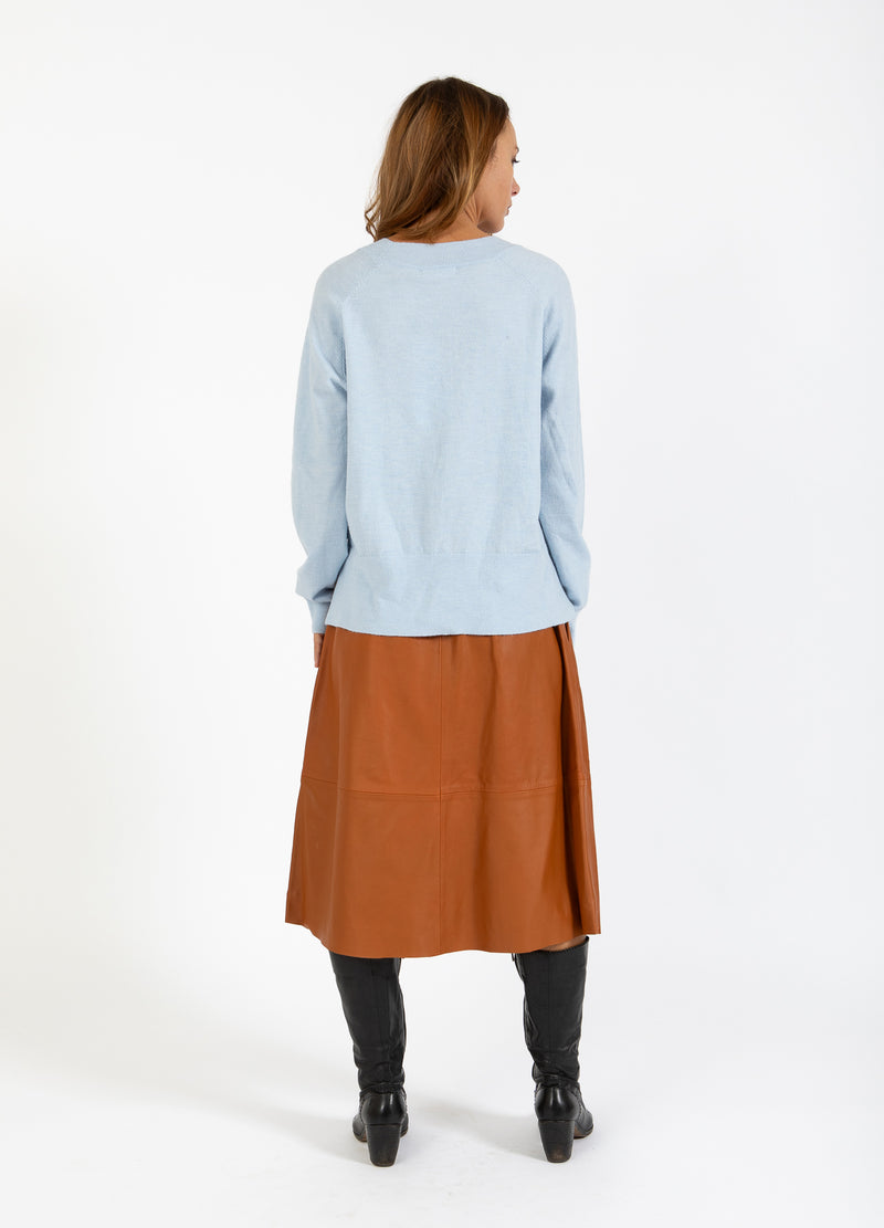 Coster Copenhagen LEREN ROK Skirt Cognac brown - 397