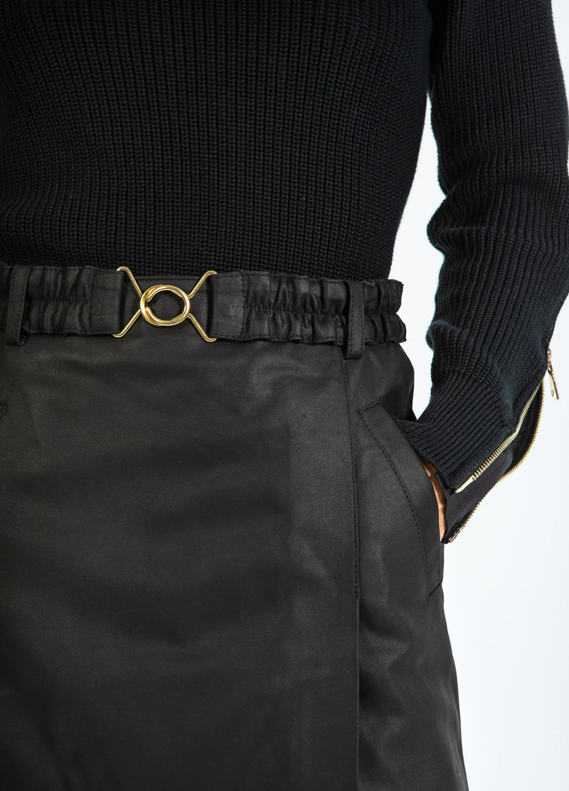 Coster Copenhagen LEREN ROK Skirt Black - 100