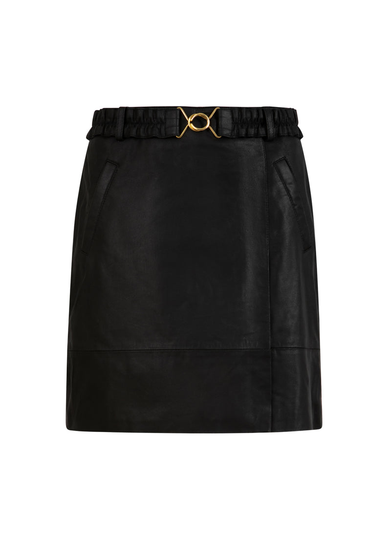 Coster Copenhagen LEREN ROK Skirt Black - 100