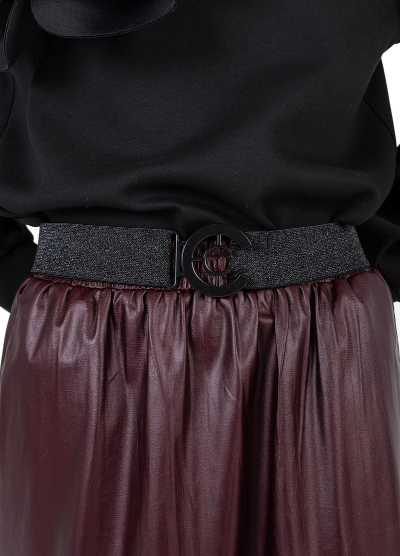Coster Copenhagen LOGO ELASTISCHE RIEM Accessories Black lurex - 100