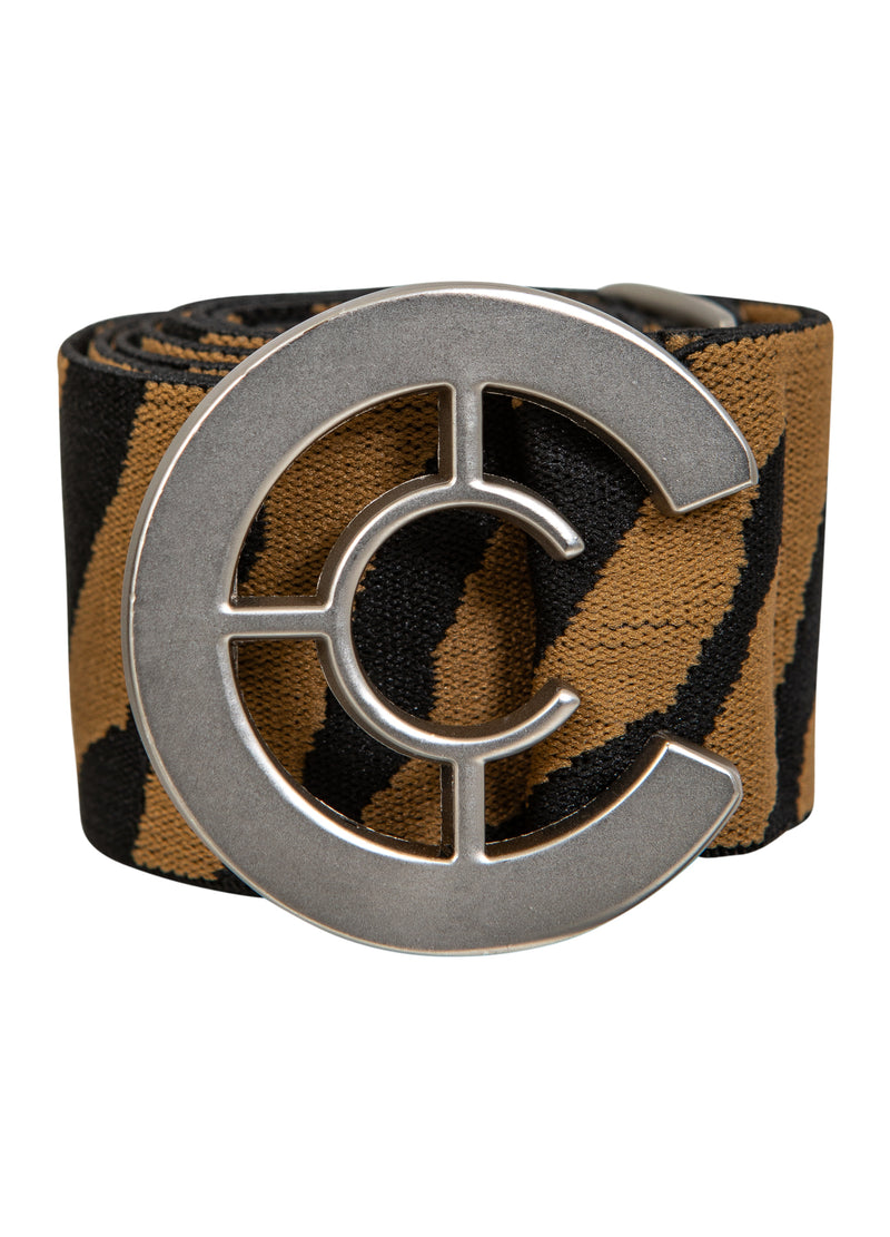 Coster Copenhagen LOGO RIEM Accessories Sand/Black Zebra print - 322