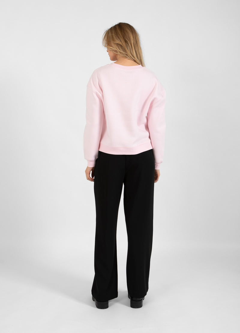 Coster Copenhagen LOGO SWEATER Shirt/Blouse Powder rose - 686