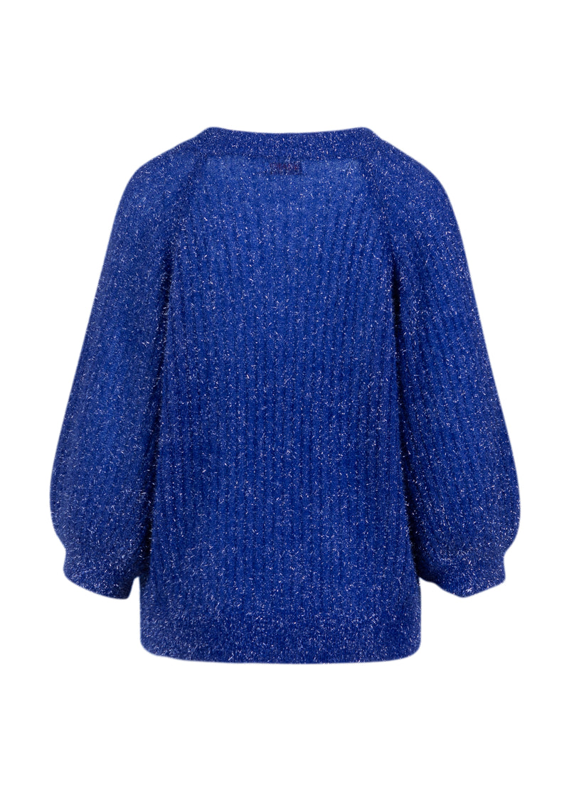 Coster Copenhagen LUREX GEBREID Knitwear Rich blue - 583