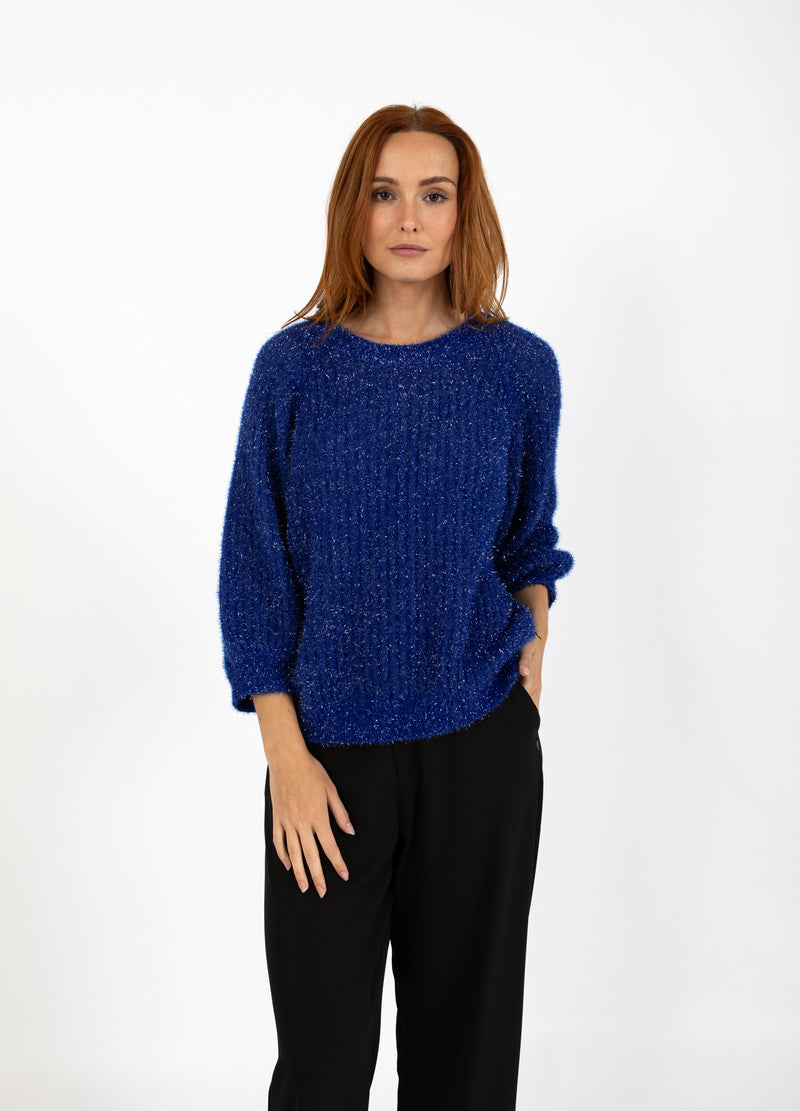 Coster Copenhagen LUREX GEBREID Knitwear Rich blue - 583