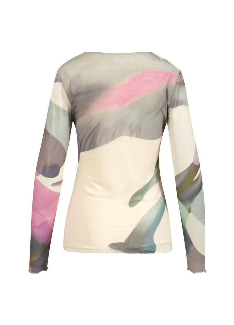 Coster Copenhagen MESH TOP IN VLOEIBARE BLOEMENPRINT Shirt/Blouse Liquid flower print - 926