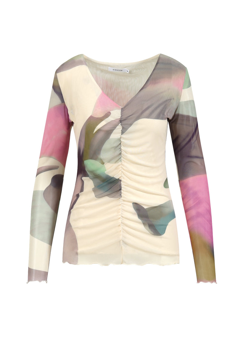 Coster Copenhagen MESH TOP IN VLOEIBARE BLOEMENPRINT Shirt/Blouse Liquid flower print - 926