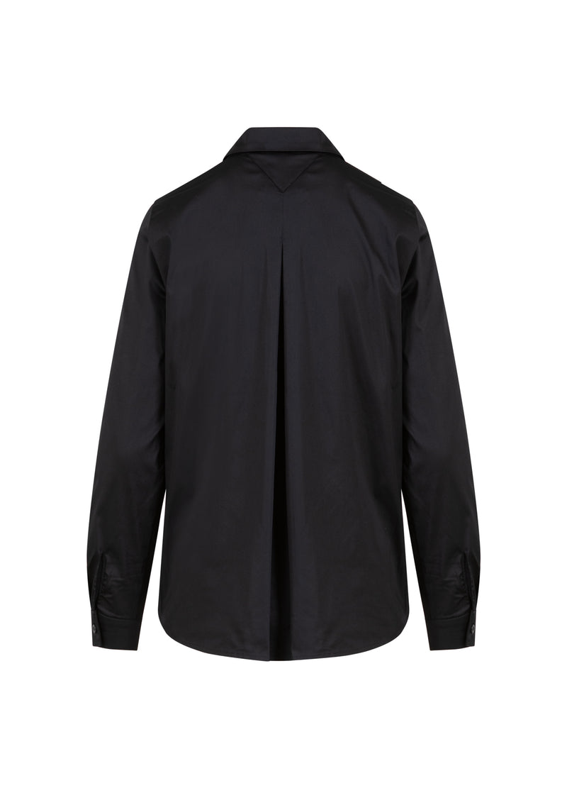 Coster Copenhagen NAUWSLUITEND KLASSIEK OVERHEMD Shirt/Blouse Black - 100