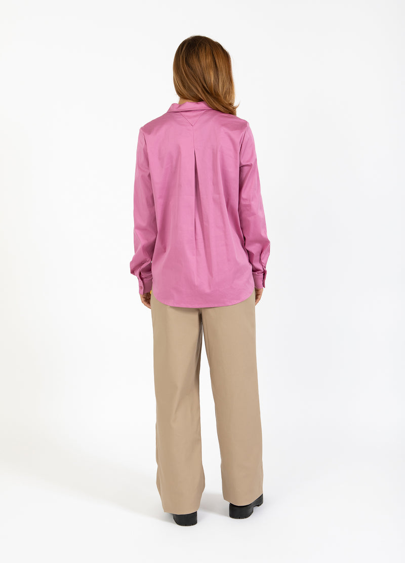 Coster Copenhagen NAUWSLUITEND KLASSIEK OVERHEMD Shirt/Blouse Magenta - 861