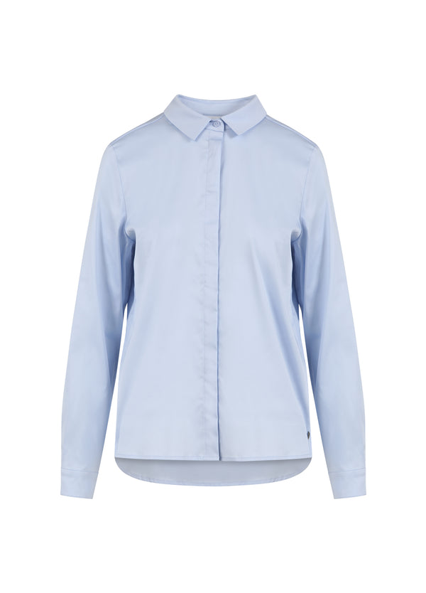 Coster Copenhagen NAUWSLUITEND KLASSIEK OVERHEMD Shirt/Blouse Oxford blue - 508