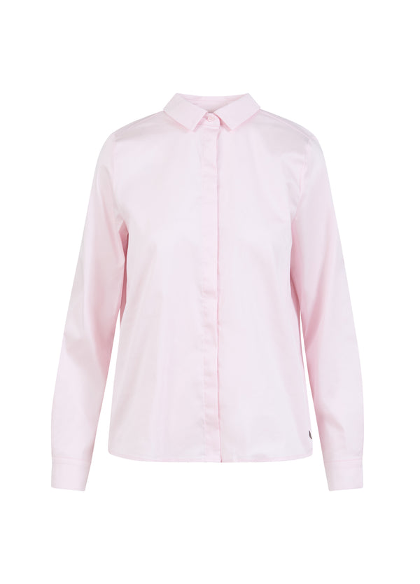 Coster Copenhagen NAUWSLUITEND KLASSIEK OVERHEMD Shirt/Blouse Powder rose - 686