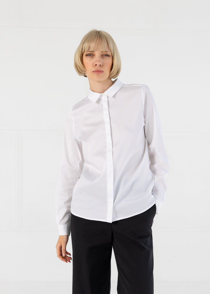 Coster Copenhagen NAUWSLUITEND KLASSIEK OVERHEMD Shirt/Blouse White - 200