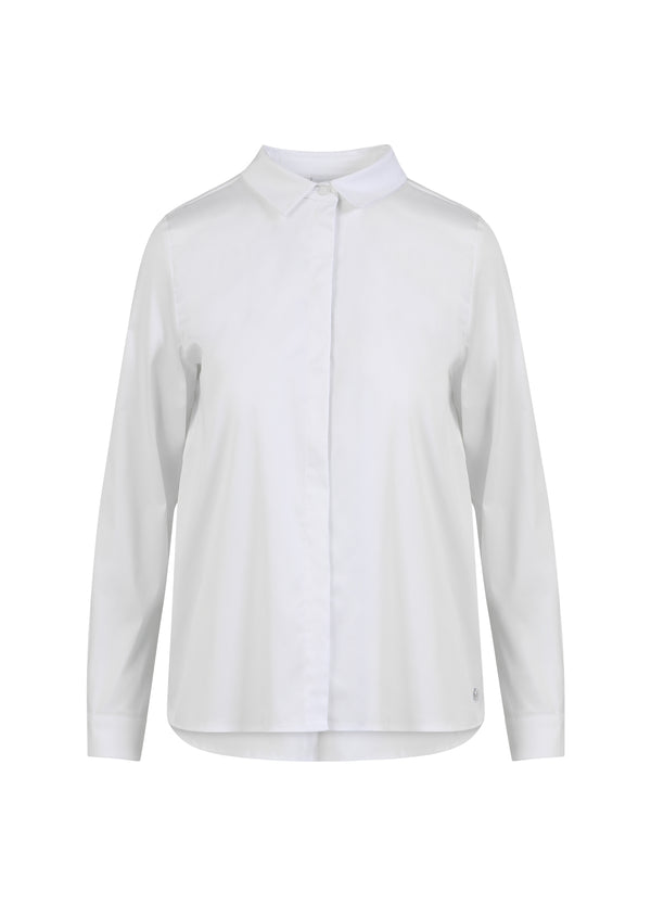 Coster Copenhagen NAUWSLUITEND KLASSIEK OVERHEMD Shirt/Blouse White - 200