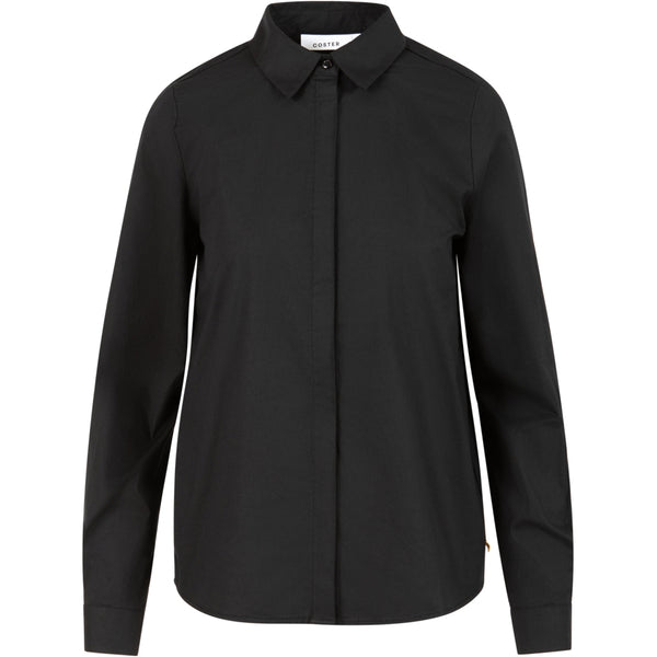 Coster Copenhagen NAUWSLUITEND KLASSIEK OVERHEMD Shirt/Blouse Black - 100