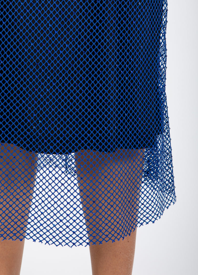 Coster Copenhagen NET ROK Skirt Rich blue - 583