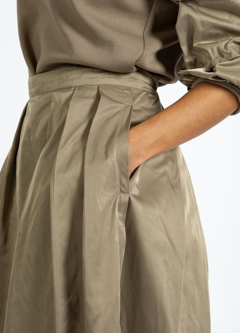 Coster Copenhagen NYLON ROK Skirt Taupe sand - 393