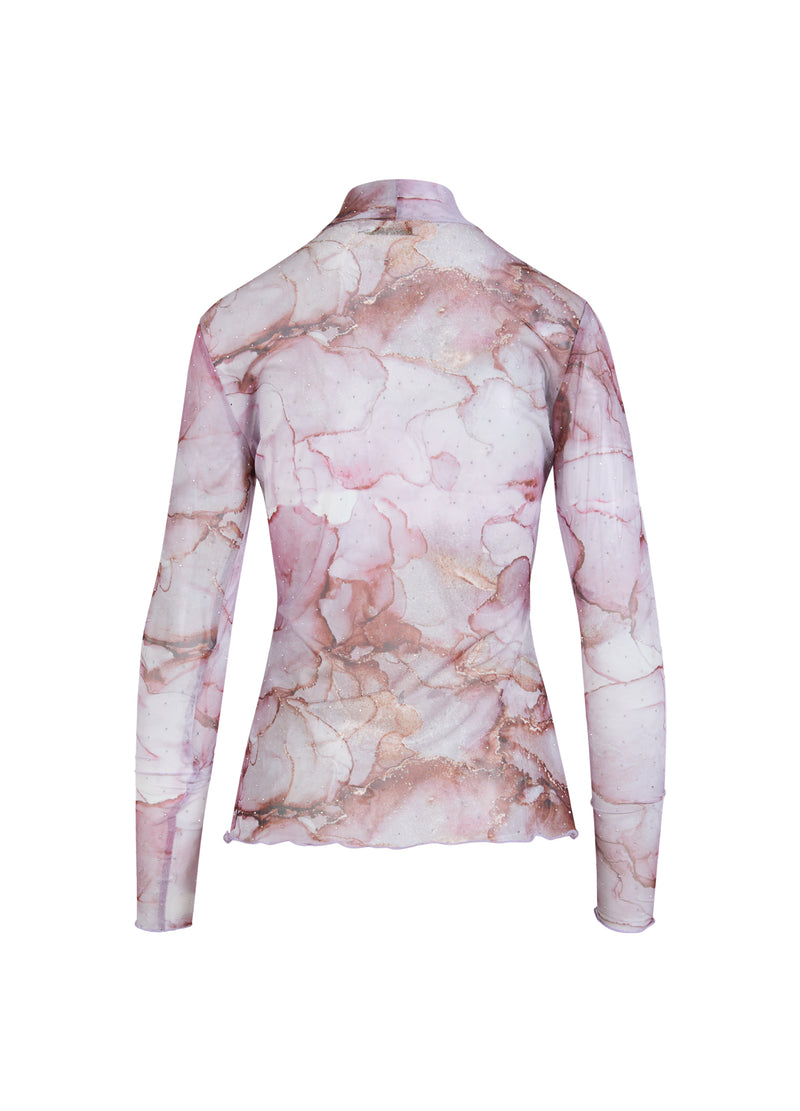 Coster Copenhagen OVERHEMD MET GAAS Shirt/Blouse Rose dye mesh - 991