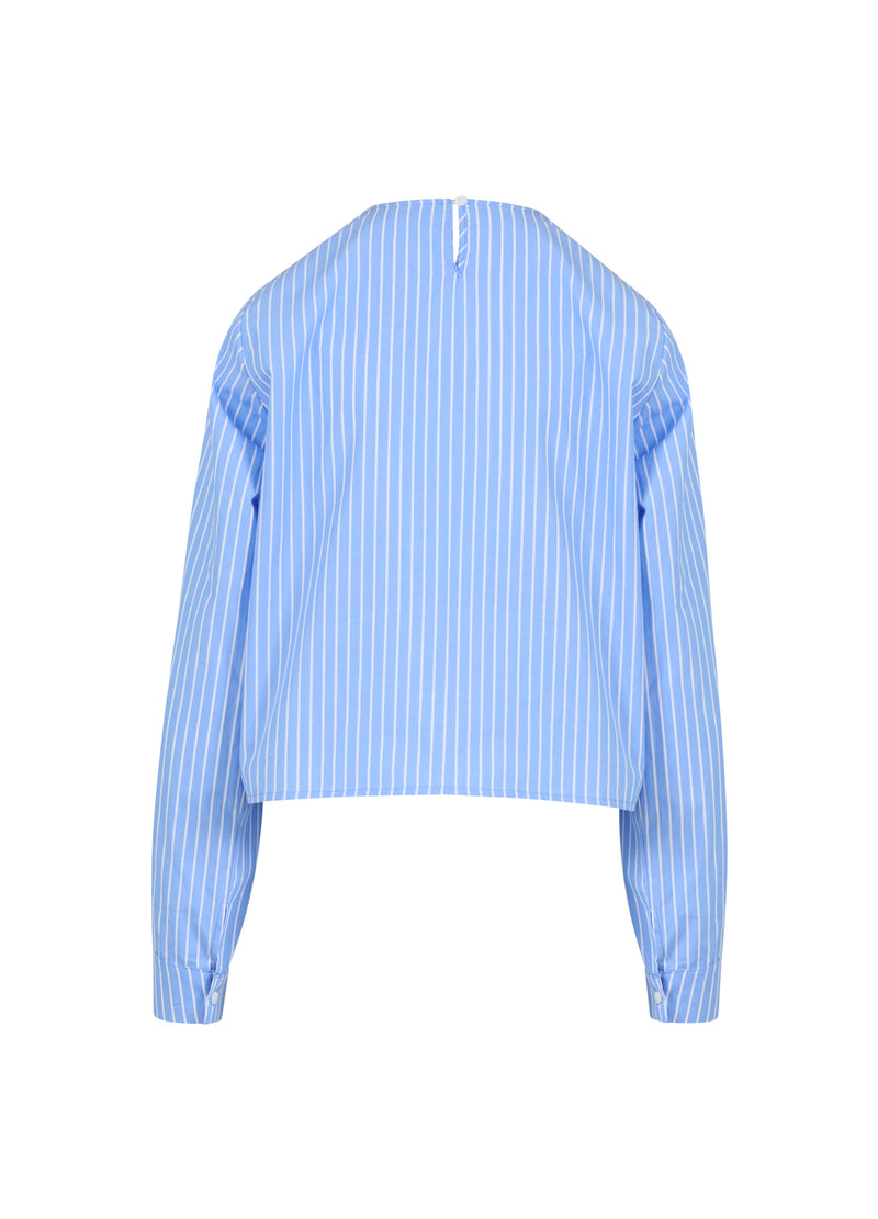 Coster Copenhagen OVERHEMD MET STREPEN Shirt/Blouse Light blue/white stripe - 972