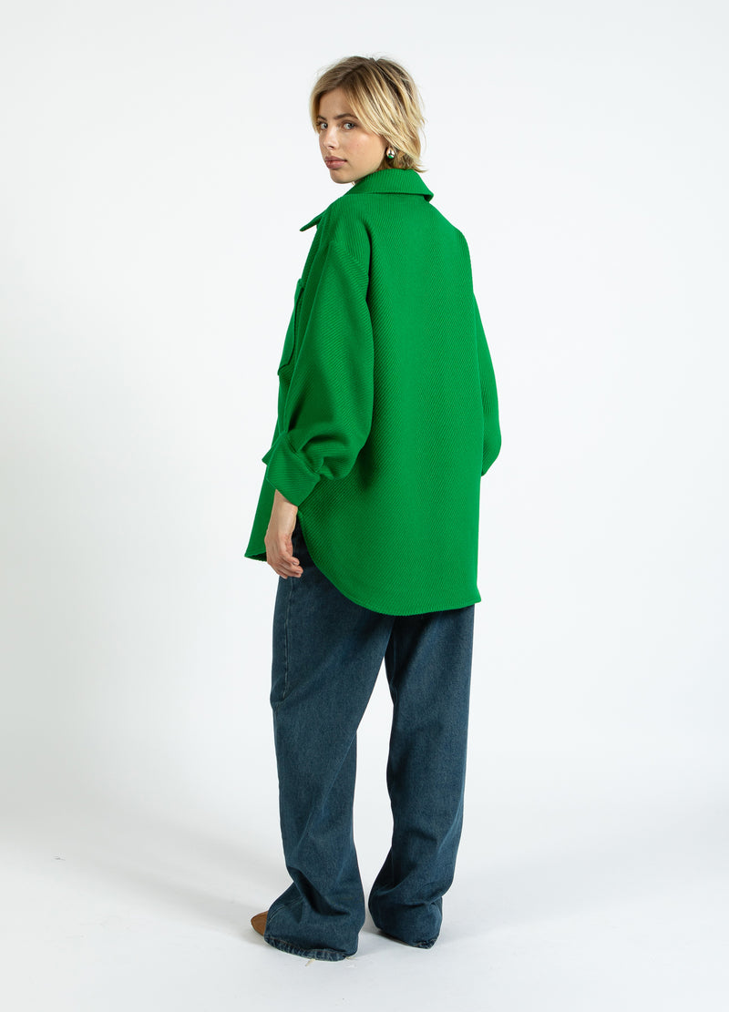 Coster Copenhagen OVERSIZED CORDUROY JACKET Outerwear Lush green - 444