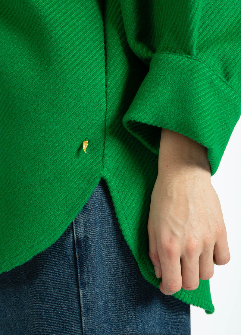 Coster Copenhagen OVERSIZED CORDUROY JACKET Outerwear Lush green - 444