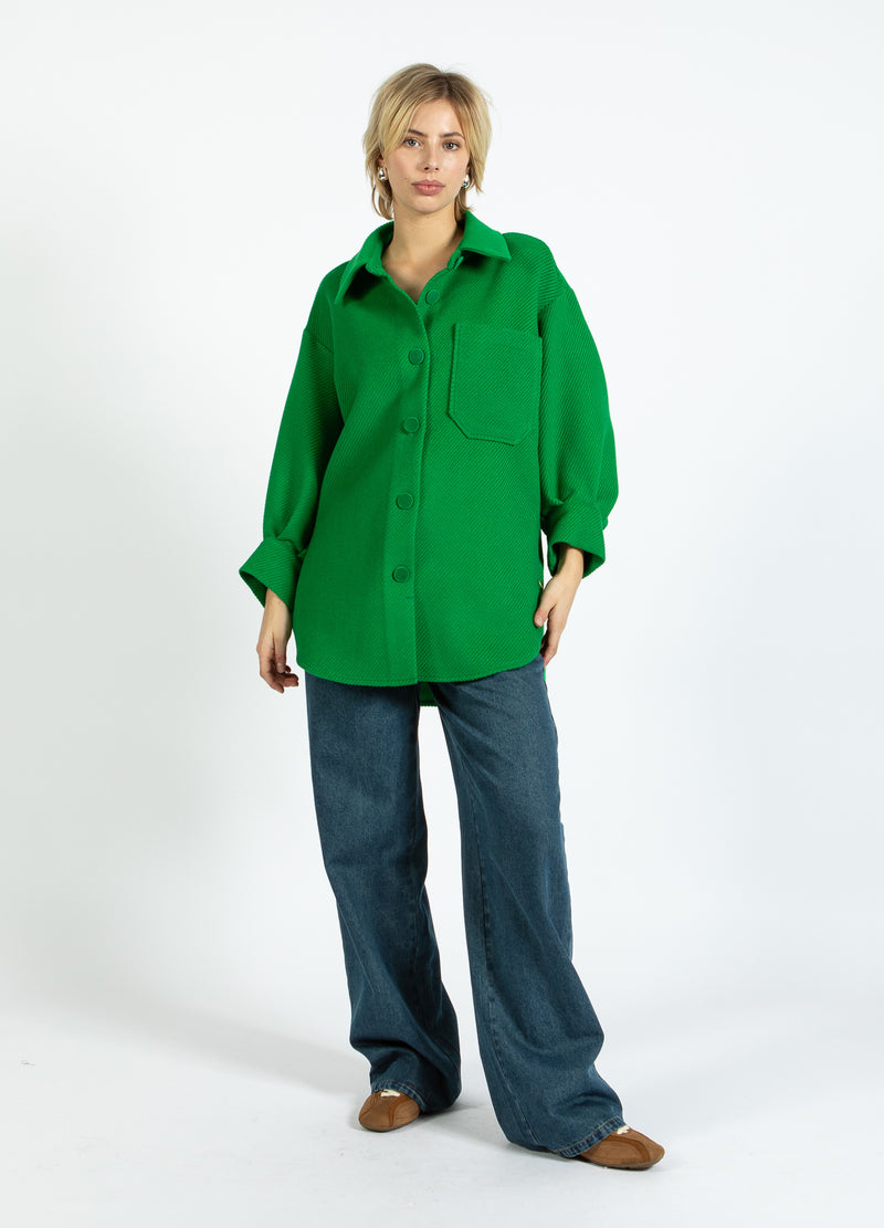 Coster Copenhagen OVERSIZED CORDUROY JACKET Outerwear Lush green - 444