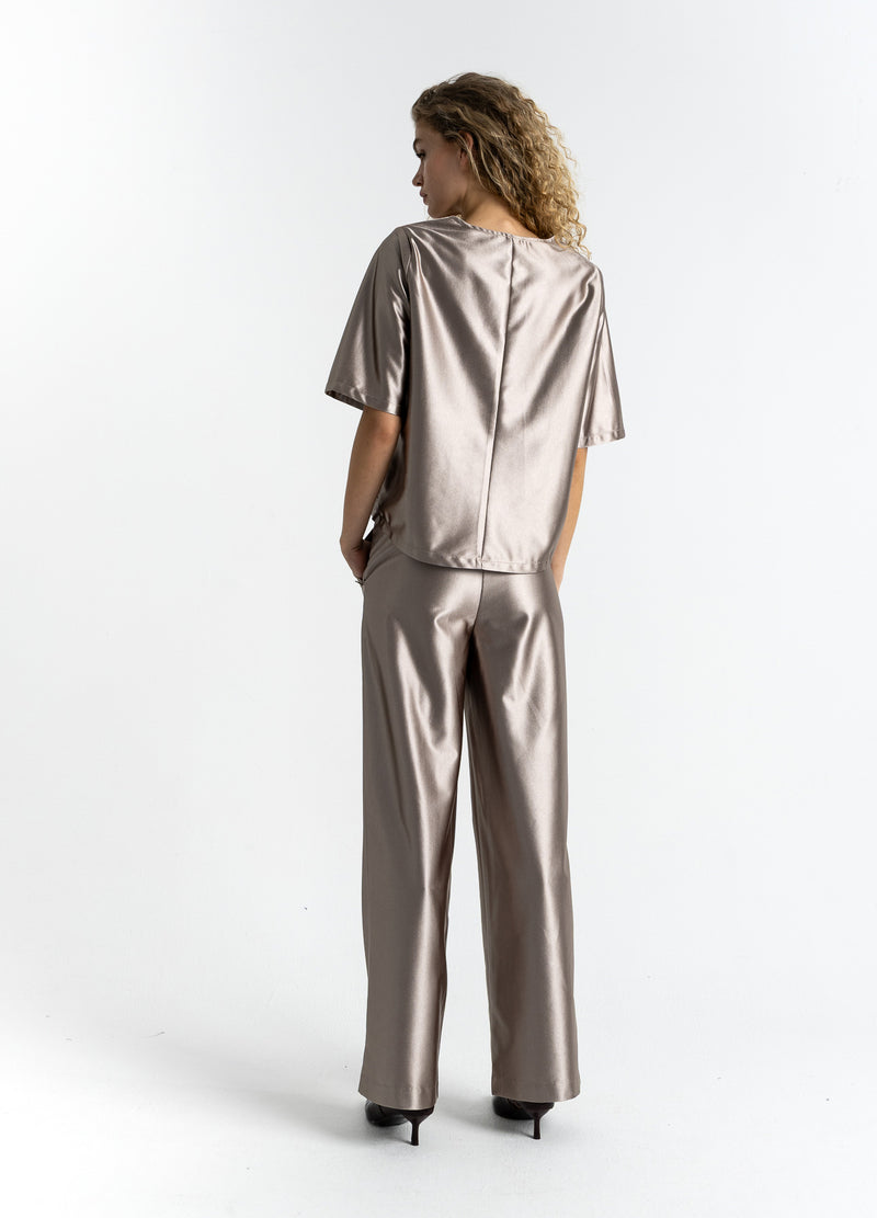 Coster Copenhagen OVERSIZED GLINSTER T-SHIRT Shirt/Blouse Champagne - 299