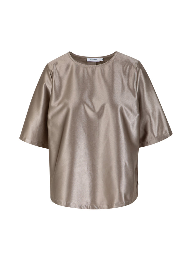 Coster Copenhagen OVERSIZED GLINSTER T-SHIRT Shirt/Blouse Champagne - 299