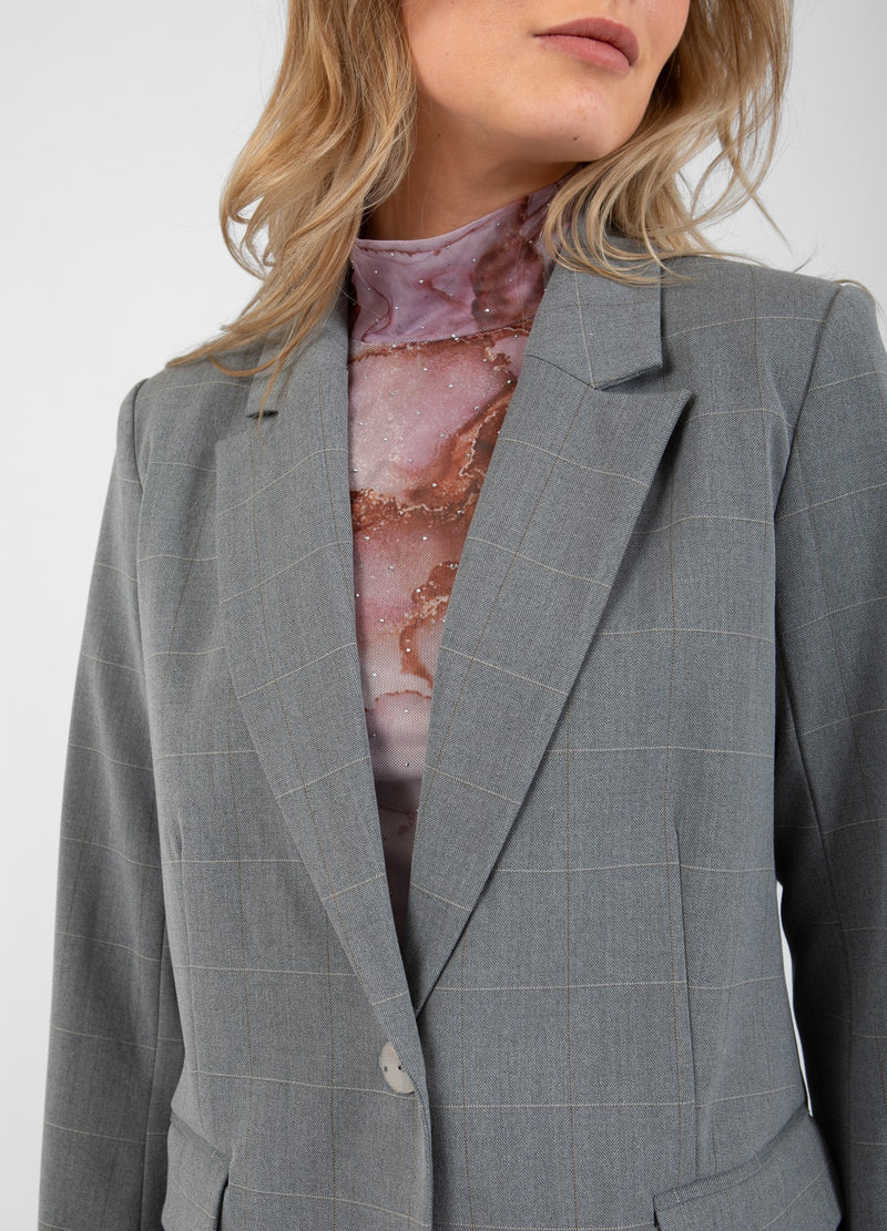 Coster Copenhagen RELAXED BLAZER Blazer Light grey check - 160