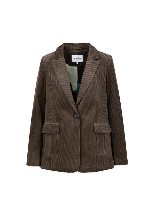 Coster Copenhagen RIBFLUWEELEN PAK BLAZER Blazer Dove grey - 155