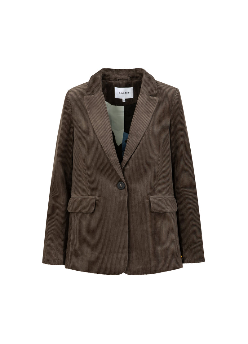 Coster Copenhagen RIBFLUWEELEN PAK BLAZER Blazer Dove grey - 155
