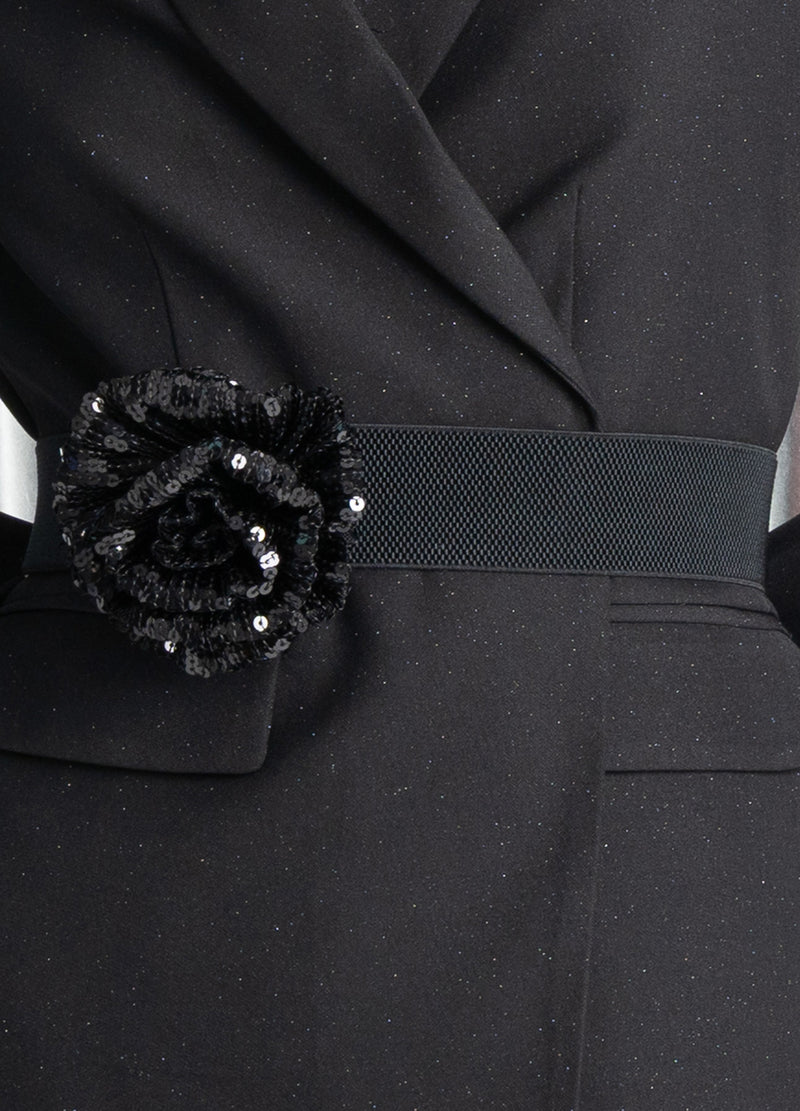 Coster Copenhagen RIEM MET PAILLETTENBLOEM Accessories Black - 100