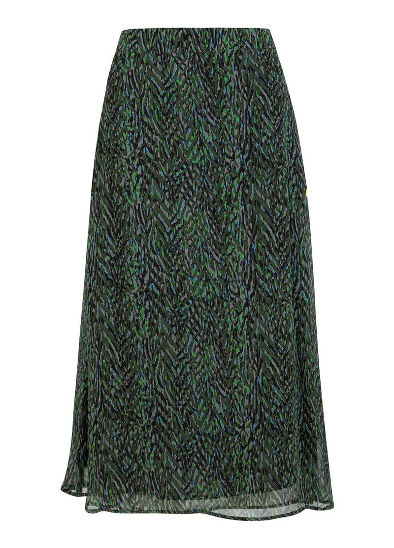 Coster Copenhagen ROK IN VUURSTORMPRINT Skirt Firestorm print - 975
