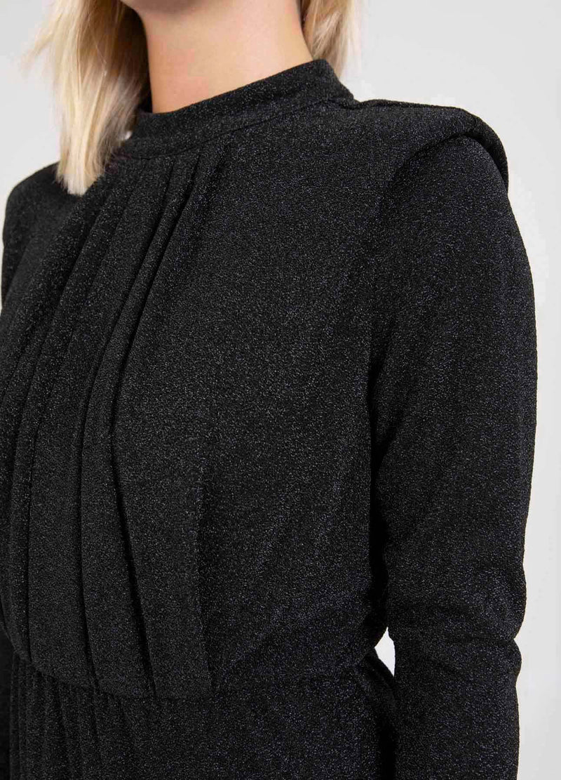 Coster Copenhagen SHIMMER DRESS Dress Black Shimmer - 123