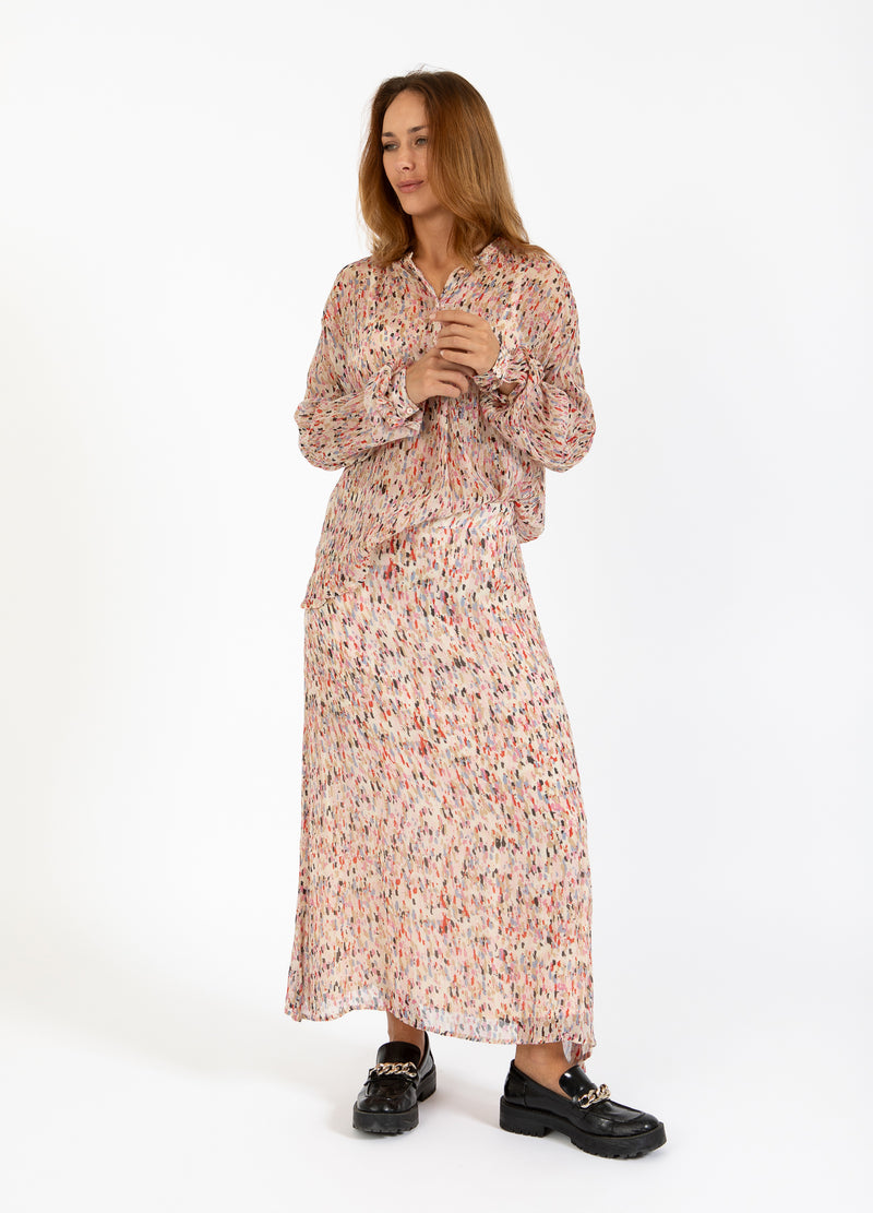 Coster Copenhagen SHIRT IN MEERKLEURIGE SPATTENPRINT Shirt/Blouse Multi splash print - 974