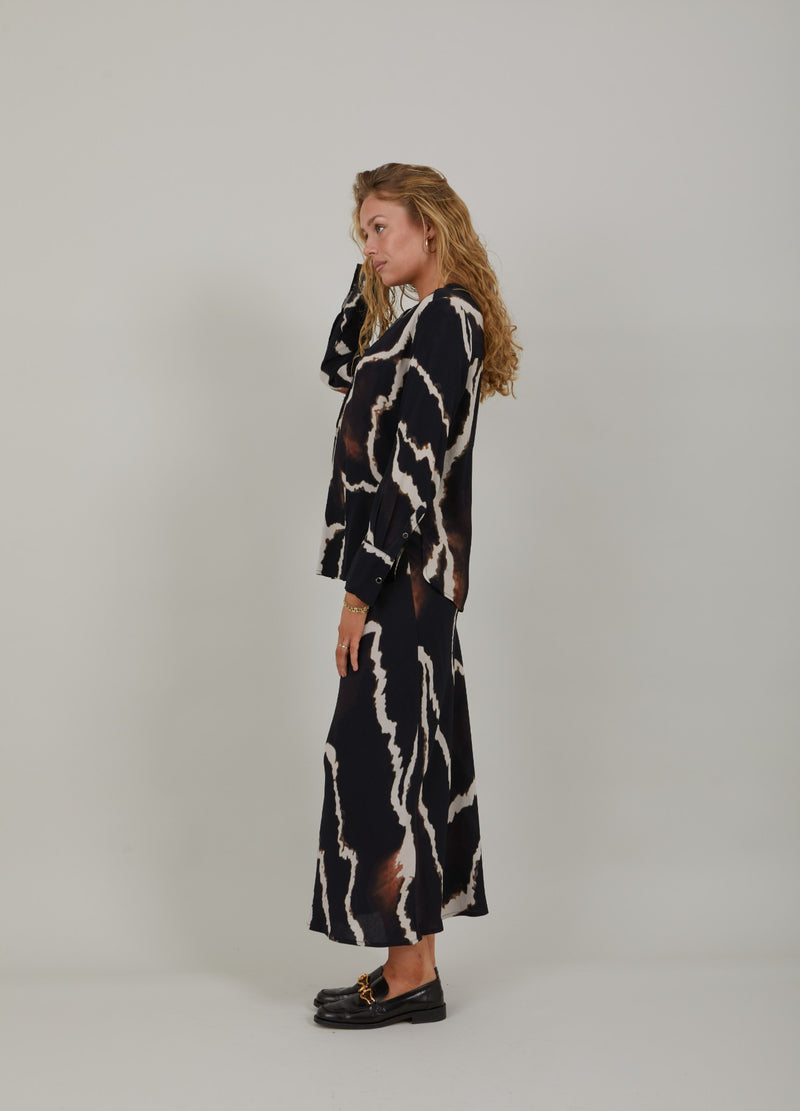 Coster Copenhagen  SHIRT IN NIGHT CLOUDS PRINT Shirt/Blouse Night clouds print - 924