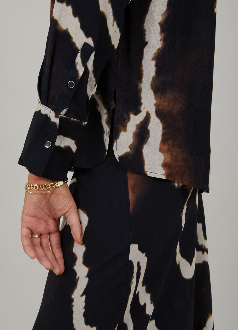 Coster Copenhagen  SHIRT IN NIGHT CLOUDS PRINT Shirt/Blouse Night clouds print - 924