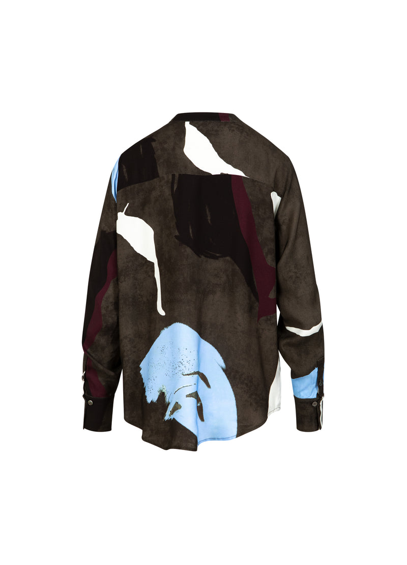 Coster Copenhagen SHIRT IN SCHADUWGRAFISCHE PRINT Shirt/Blouse Shadow graphic print - 955