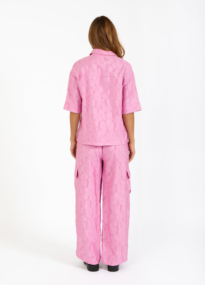 Coster Copenhagen SHIRT MET KORTE WIJDE MOUWEN Shirt/Blouse Magenta - 861