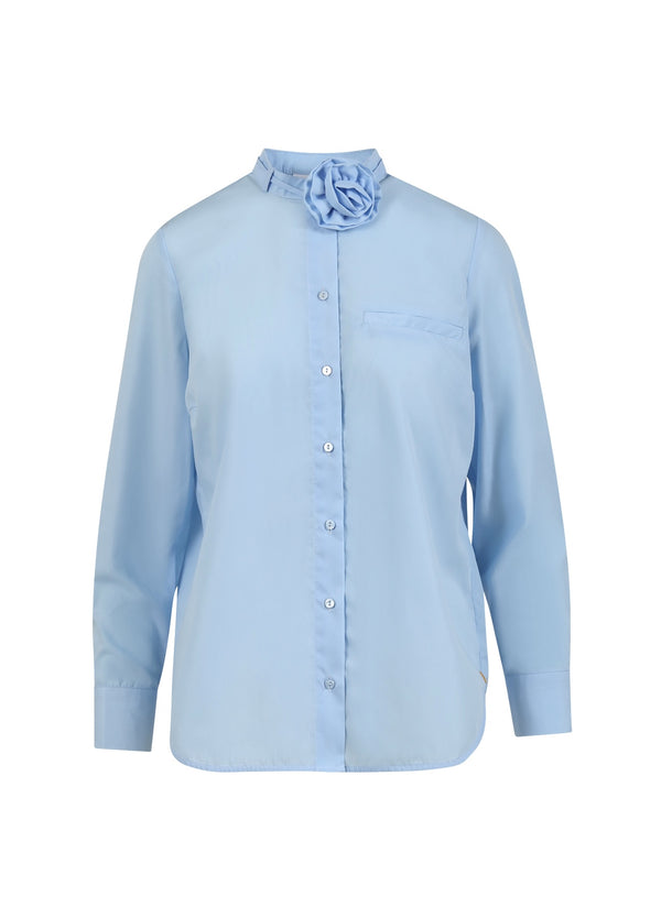 Coster Copenhagen SHIRT MET ROZENKETTING Shirt/Blouse Arctic blue - 553