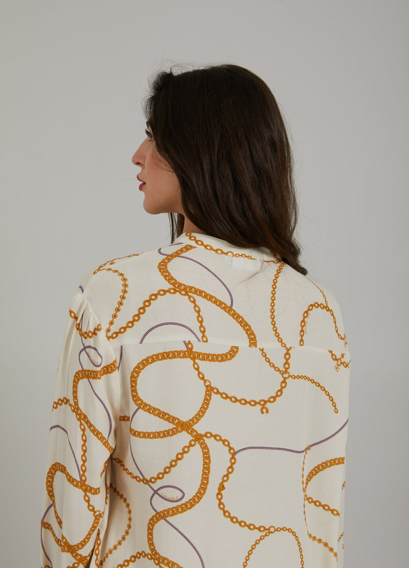 Coster Copenhagen SHIRT W. CHAIN PRINT Shirt/Blouse Chain print - 906