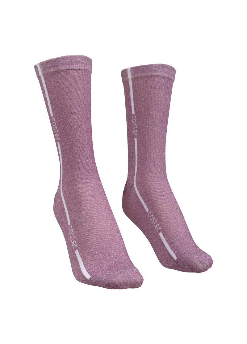 Coster Copenhagen SOKKEN MET GLITTER Accessories Magenta glitter - 687