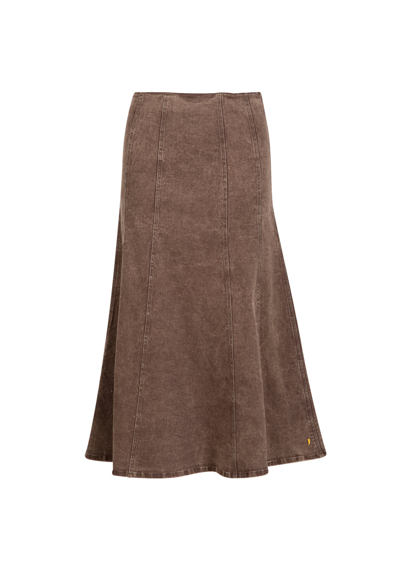 Coster Copenhagen SPIJKERROK Skirt Taupe sand - 393