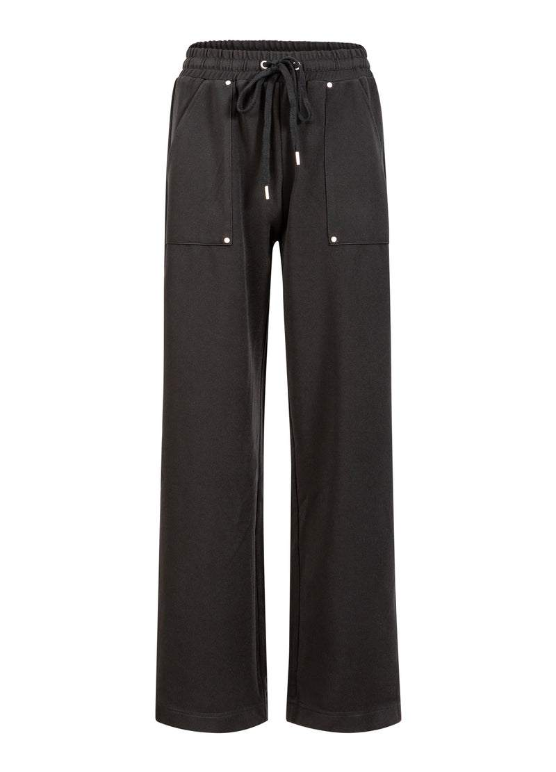 Coster Copenhagen SPORTIEVE BROEK - SILLE FIT Pants Black - 100