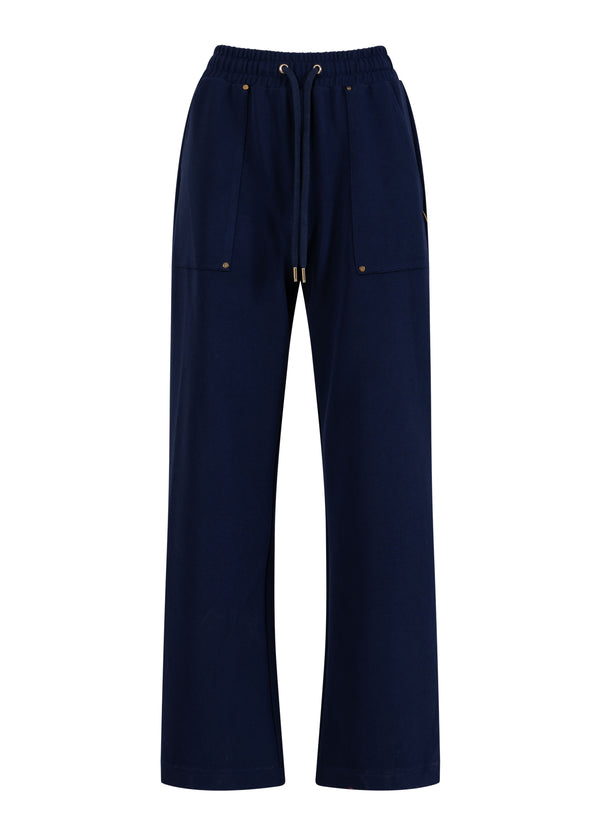 Coster Copenhagen SPORTIEVE BROEK - SILLE PASVORM Pants Navy - 563