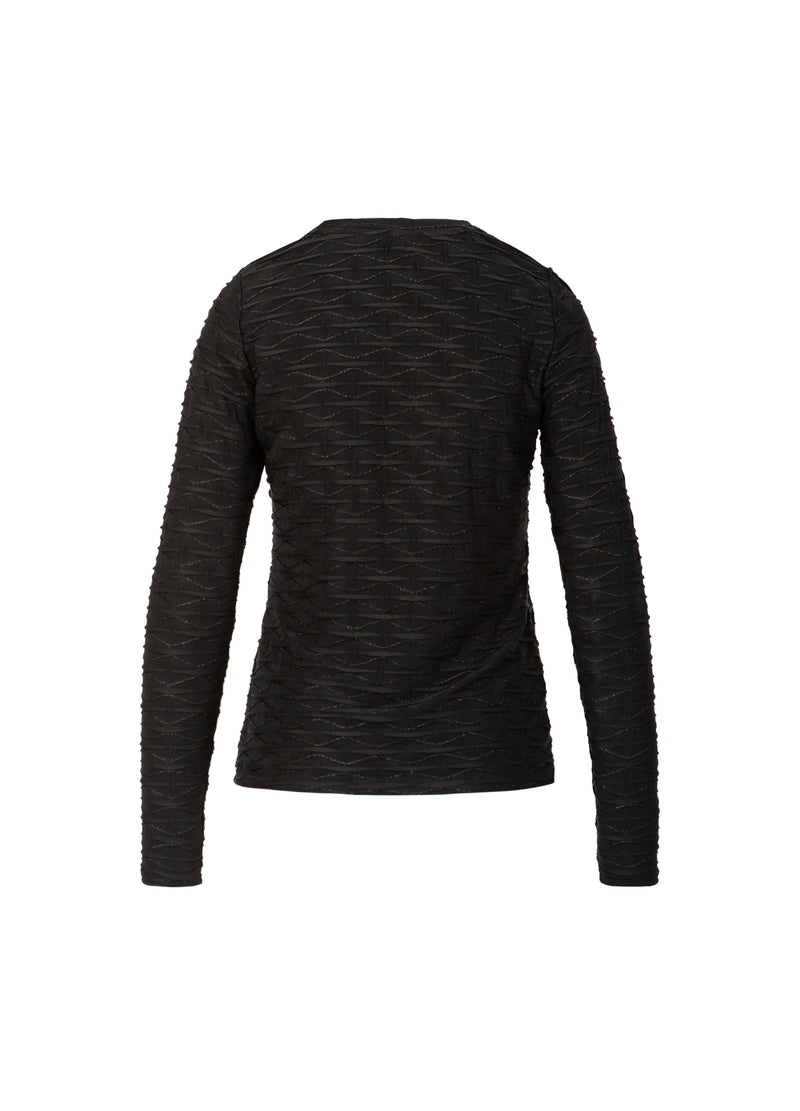 Coster Copenhagen STRUCTUUR BLOES Shirt/Blouse Black - 100