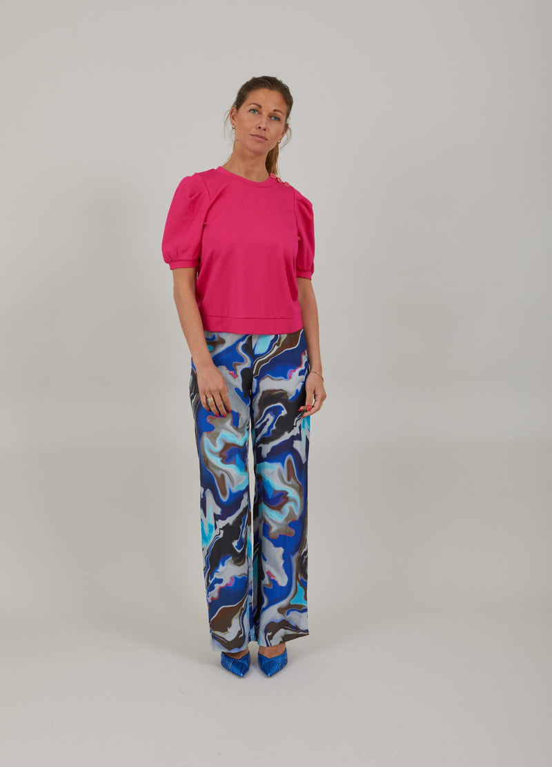 Coster Copenhagen  SWEAT SHIRT WITH PLEATS Top - Short sleeve Bright sunrise - 740